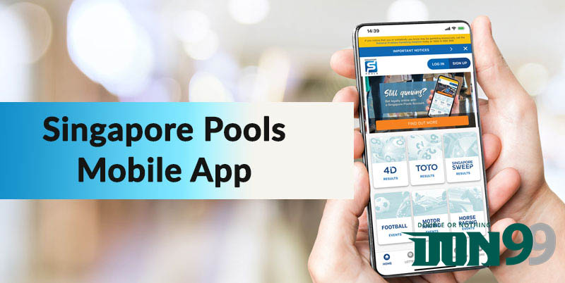 Aplikasi seluler Singapore Pool