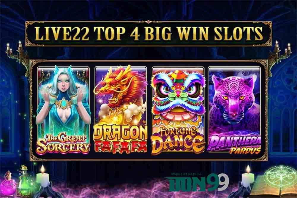 lIVE 22 Top 4 big win slots